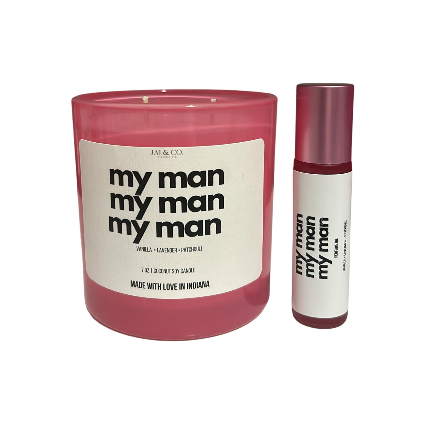 "MY MAN MY MAN MY MAN" MINI CANDLE BUNDLE