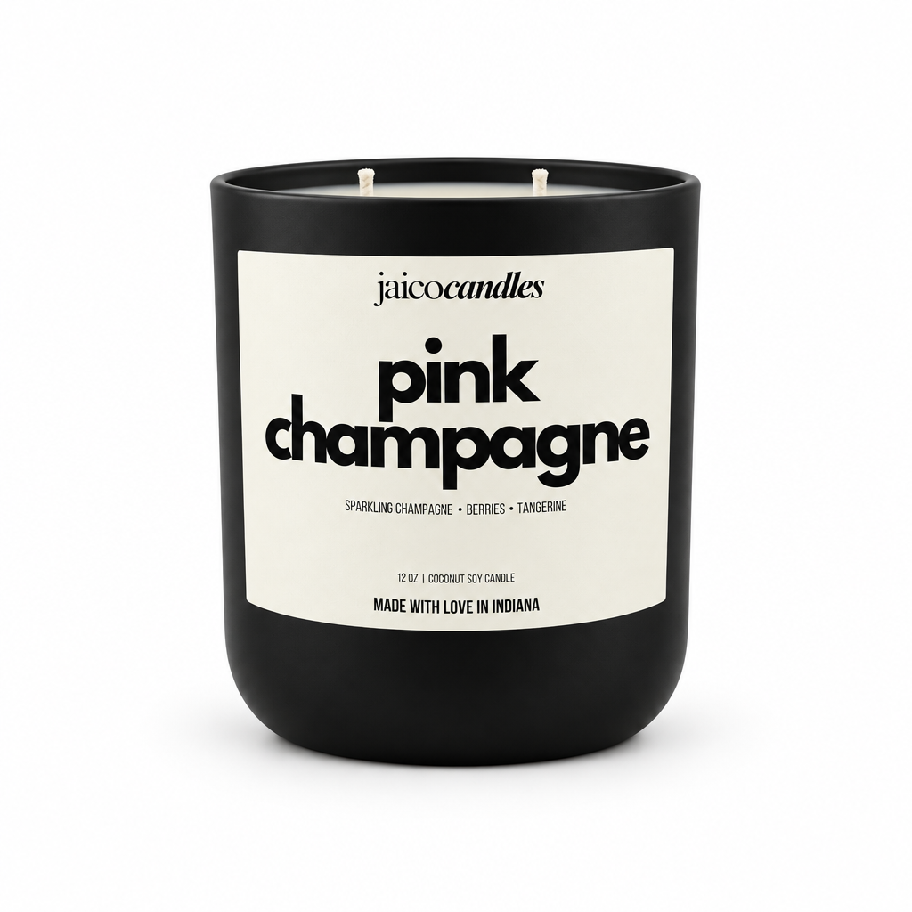 PINK CHAMPAGNE CANDLE